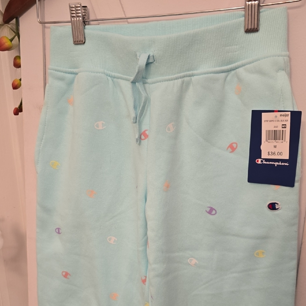 New Champion Sweatpants with Multicolor Logo